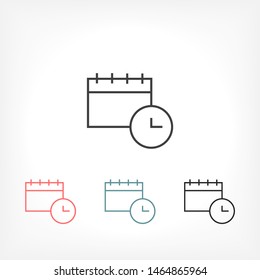 calendar Vector icon . Lorem Ipsum Illustration design