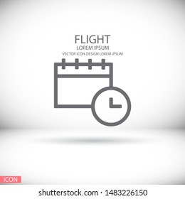 calendar Vector icon . Lorem Ipsum Illustration design