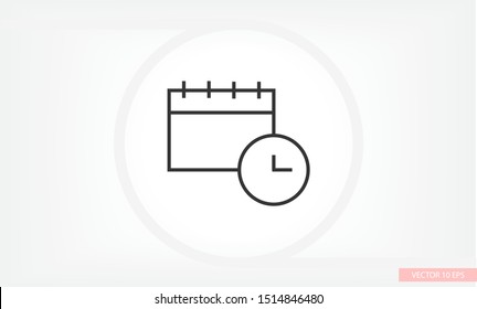calendar Vector icon . Lorem Ipsum Illustration design