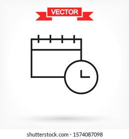 calendar Vector icon . Lorem Ipsum Illustration design