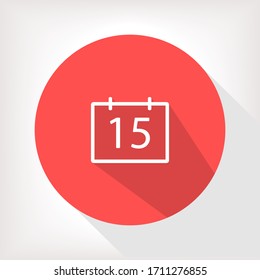Calendar Vector icon . Lorem Ipsum Illustration design