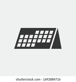 calendar vector icon monthly planner with stand