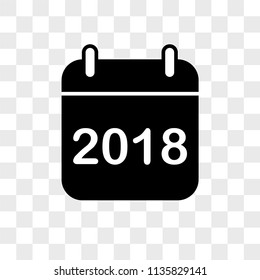 Calendar vector icon on transparent background, Calendar icon