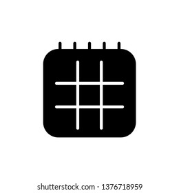 Calendar vector icon on the wall. sign, symbol