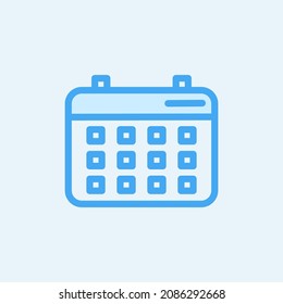 Calendar vector icon, reminder symbol. Modern,simple flat vector illustration for web site or mobile app