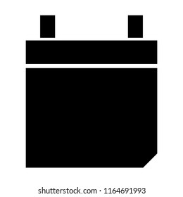 calendar vector icon for schedule