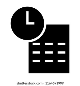 calendar vector icon for schedule