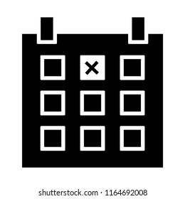 calendar vector icon for schedule