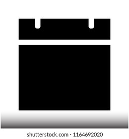 calendar vector icon for schedule