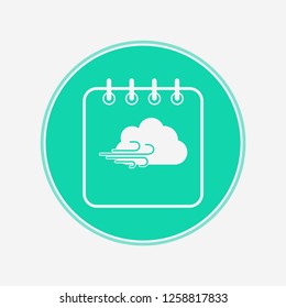 Calendar vector icon sign symbol