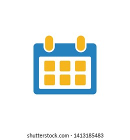 Calendar vector icon. Calendar Symbol vector