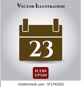 Calendar vector icon or symbol