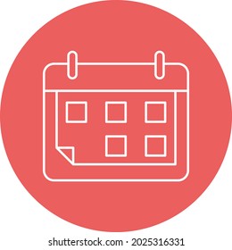 Calendar Vector icon that can easily modify or edit


