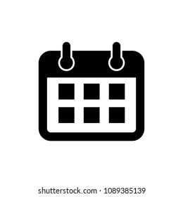 Calendar vector icon. Calendar Icon in trendy flat style isolated on White background. Calendar symbol for web and mobile app design.