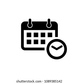 Calendar vector icon. Calendar Icon in trendy flat style isolated on White background. Calendar symbol for web and mobile app design.