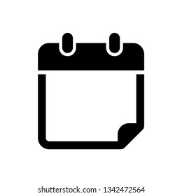Calendar vector icon. Web design icon. Calendar on the wall. Flat calendar icon. Vector icon EPS 10