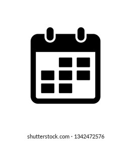 Calendar vector icon. Web design icon. Calendar on the wall. Flat calendar icon. Vector icon EPS 10