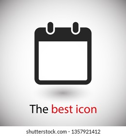 Calendar vector icon. Web design icon. Calendar on the wall. Flat calendar icon. Vector icon EPS 10