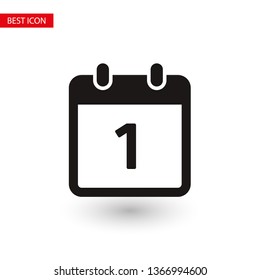 Calendar vector icon. Web design icon. Calendar on the wall. Flat calendar icon. Vector icon EPS 10