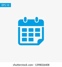 Calendar vector icon. Web design icon. Calendar on the wall. Flat calendar icon. Vector icon EPS 10