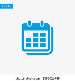 Calendar vector icon. Web design icon. Calendar on the wall. Flat calendar icon. Vector icon EPS 10