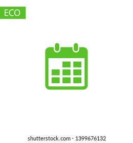 Calendar vector icon. Web design vector logo
