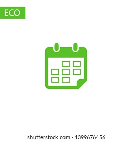 Calendar vector icon.  Web design vector logo