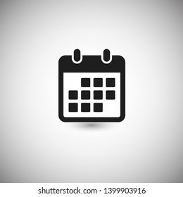 Calendar vector icon. Web design icon. Calendar on the wall. Flat calendar icon. Vector icon EPS 10
