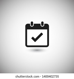 Calendar vector icon. Web design icon. Calendar on the wall.  