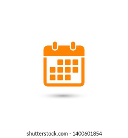 Calendar vector icon. Web design icon. Calendar on the wall. Flat calendar icon. Vector icon EPS 10