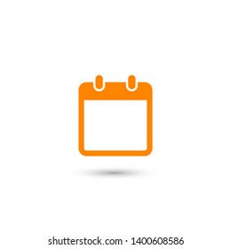 Calendar vector icon. Web design icon. Calendar on the wall. Flat calendar icon. Vector icon EPS 10