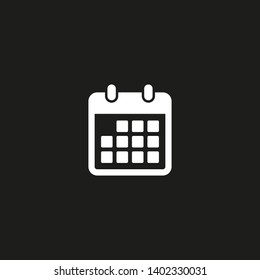 Calendar vector icon. Web design icon. Calendar on the wall. Flat calendar icon. Vector icon EPS 10