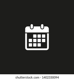 Calendar vector icon. Web design icon. Calendar on the wall. Flat calendar icon. Vector icon EPS 10