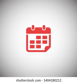 Calendar vector icon. Web design icon. Calendar on the wall. Flat calendar icon. Vector icon EPS 10