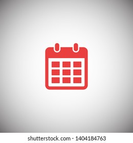 Calendar vector icon. Web design icon. Calendar on the wall. Flat calendar icon. Vector icon EPS 10