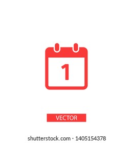 Calendar vector icon. Web design icon. Calendar on the wall. Flat calendar icon. Vector icon EPS 10