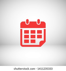 Calendar vector icon. Web design icon. Calendar on the wall. Flat calendar icon. Vector icon EPS 10