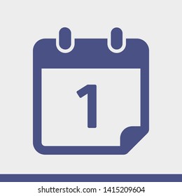 Calendar vector icon. Web design icon. Calendar on the wall. Flat calendar icon. Vector icon EPS 10
