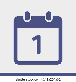 Calendar vector icon. Web design icon. Calendar on the wall. Flat calendar icon. Vector icon EPS 10