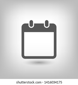 Calendar vector icon. Web design icon. Calendar on the wall. Flat calendar icon. Vector icon EPS 10