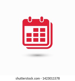 Calendar vector icon. Web design icon. Calendar on the wall. Flat calendar icon. Vector icon EPS 10