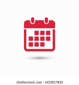 Calendar vector icon. Web design icon. Calendar on the wall. Flat calendar icon. Vector icon EPS 10