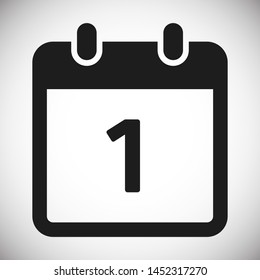 Calendar vector icon. Web design icon. Calendar on the wall. Flat calendar icon. Vector icon EPS 10