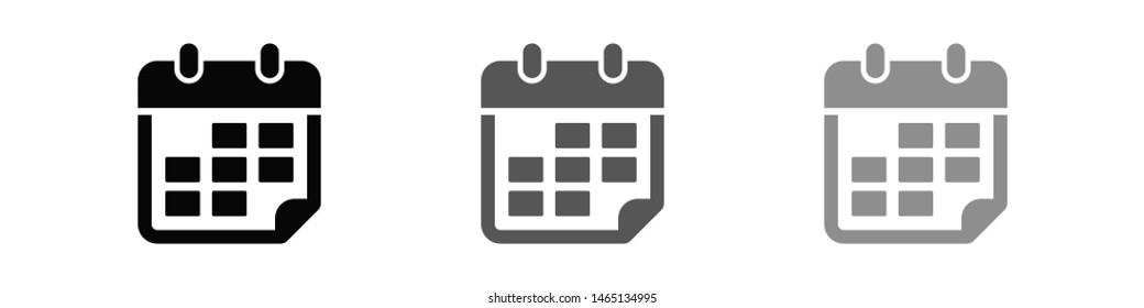 Calendar vector icon. Web design icon. Calendar on the wall. Flat calendar icon. Vector icon EPS 10