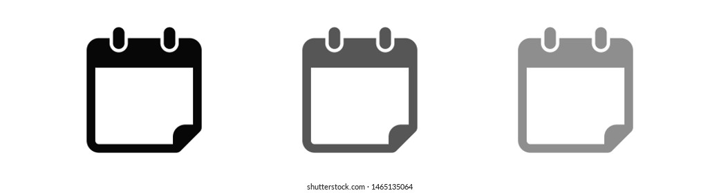 Calendar vector icon. Web design icon. Calendar on the wall. Flat calendar icon. Vector icon EPS 10