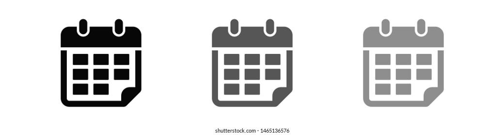 Calendar vector icon. Web design icon. Calendar on the wall. Flat calendar icon. Vector icon EPS 10