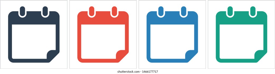 Calendar vector icon. Web design icon. Calendar on the wall. Flat calendar icon. Vector icon EPS 10