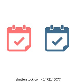 Calendar vector icon. Web design icon. Calendar on the wall. Flat calendar icon. Vector icon EPS 10