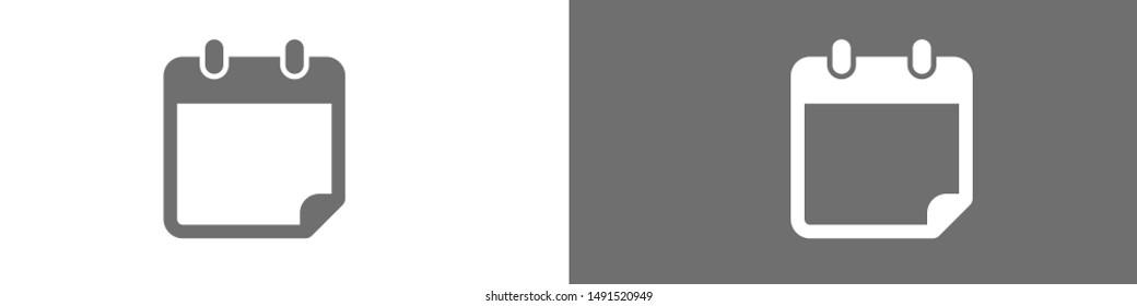 Calendar vector icon. Web design icon. Calendar on the wall. Flat calendar icon. Vector icon EPS 10