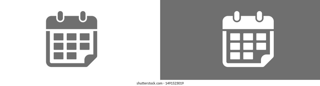 Calendar vector icon. Web design icon. Calendar on the wall. Flat calendar icon. Vector icon EPS 10